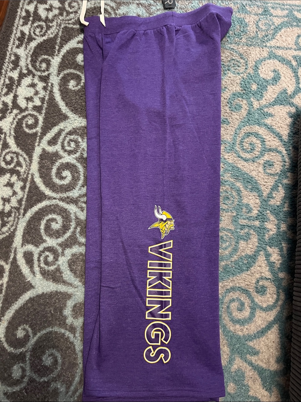 Women's Purple Vikings Graphic Pajama Pants